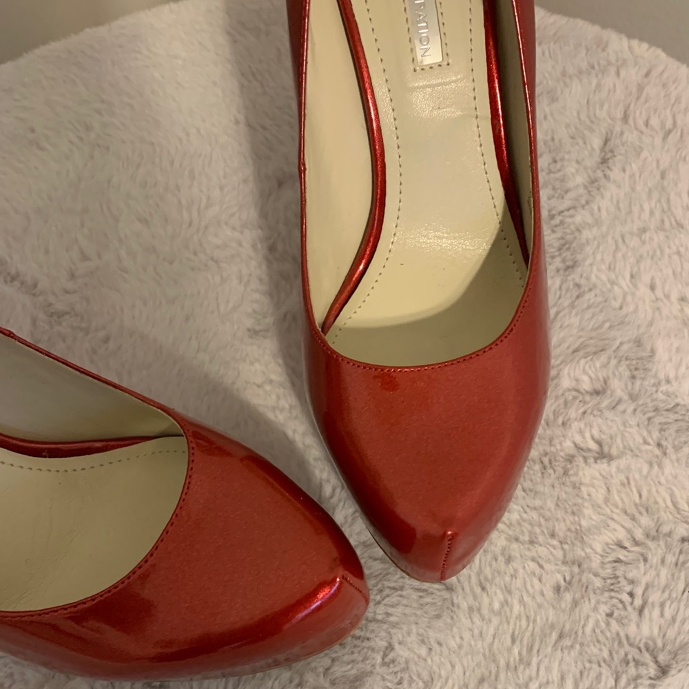 Red Platform Heels...BCBG